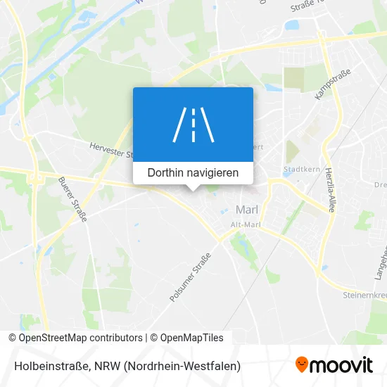 Holbeinstraße Karte