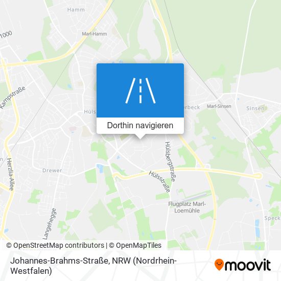 Johannes-Brahms-Straße Karte
