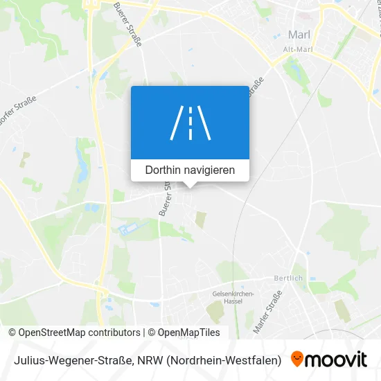 Julius-Wegener-Straße Karte