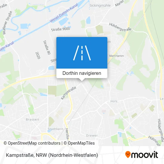 Kampstraße Karte