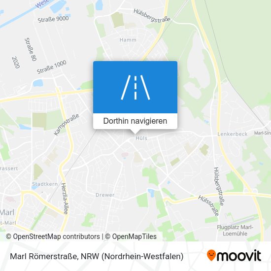 Marl Römerstraße Karte