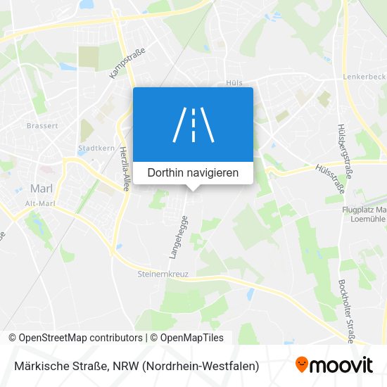 Märkische Straße Karte