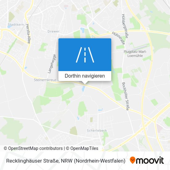 Recklinghäuser Straße Karte