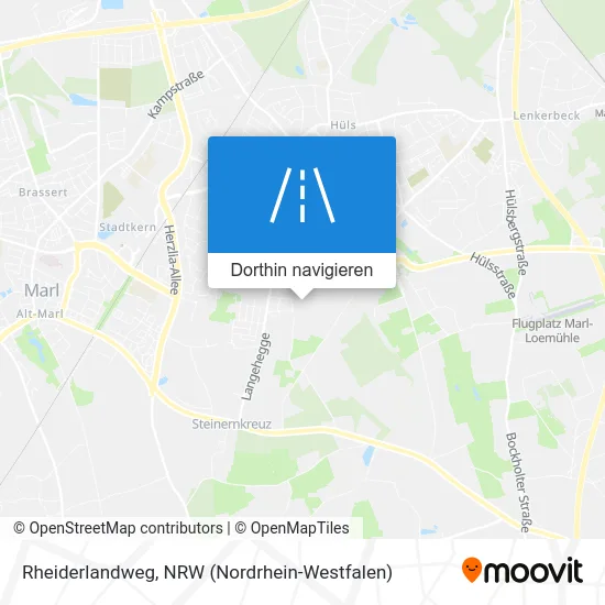 Rheiderlandweg Karte