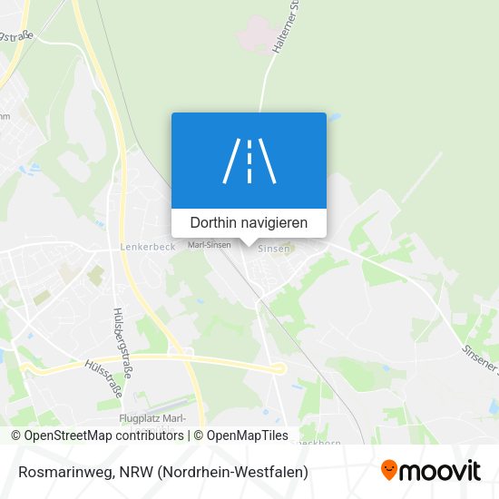 Rosmarinweg Karte