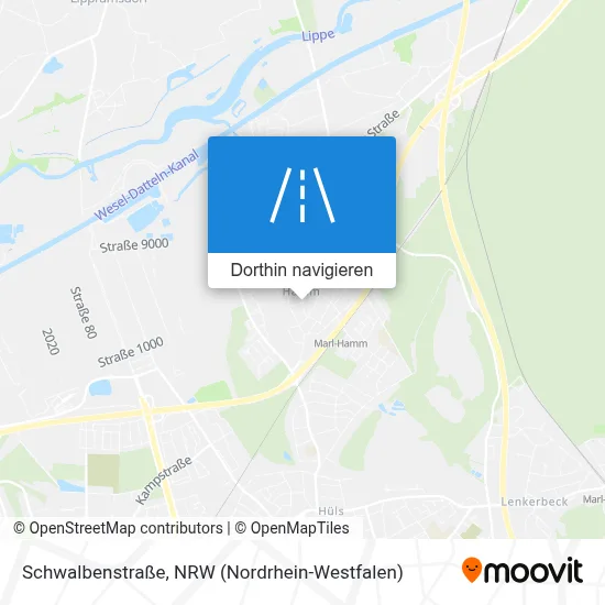 Schwalbenstraße Karte