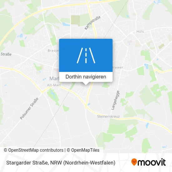 Stargarder Straße Karte