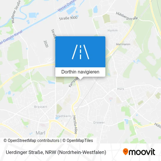 Uerdinger Straße Karte