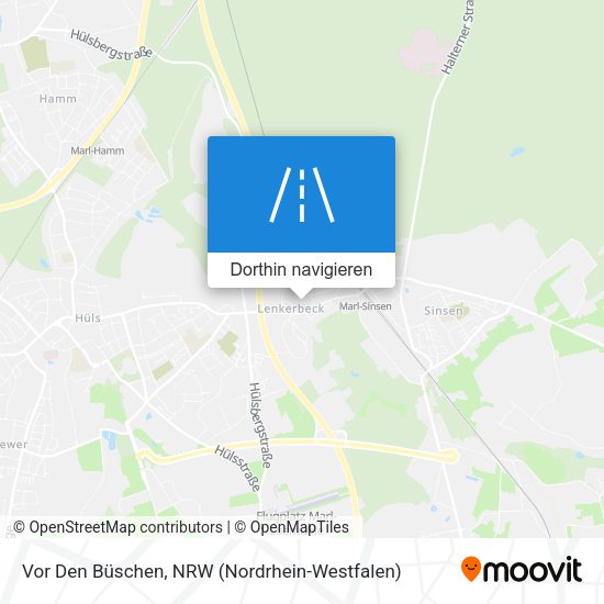 Vor Den Büschen Karte