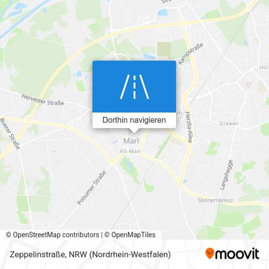 Zeppelinstraße Karte