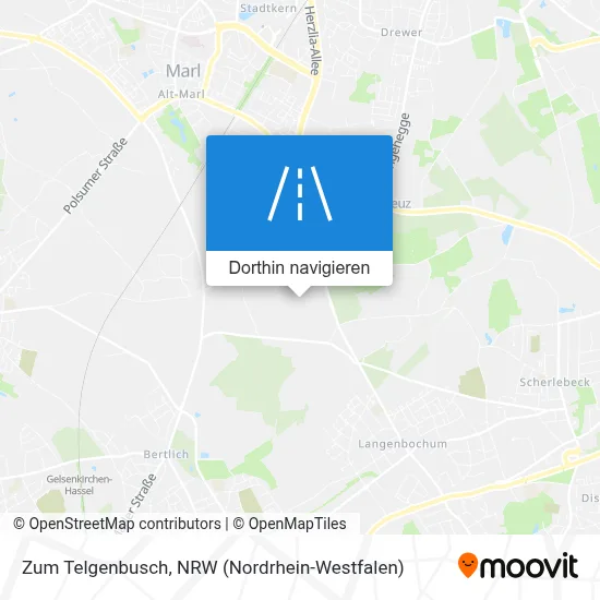 Zum Telgenbusch Karte