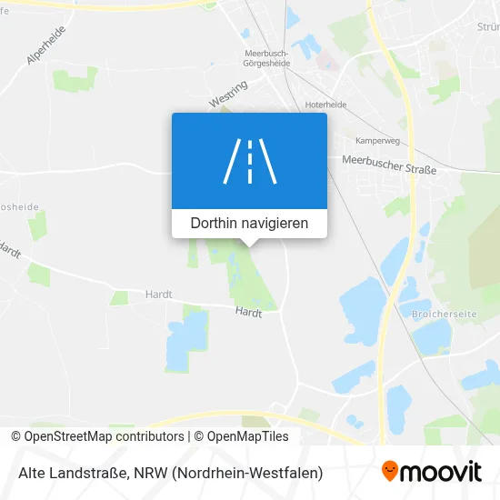 Alte Landstraße Karte