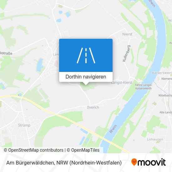 Am Bürgerwäldchen Karte