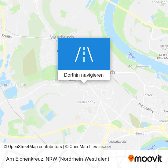 Am Eichenkreuz Karte