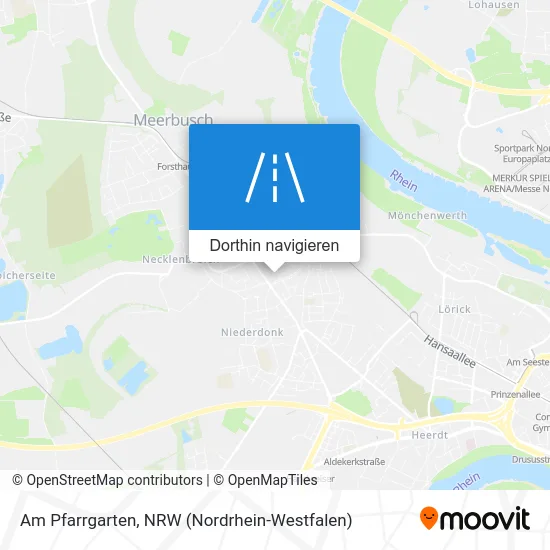 Am Pfarrgarten Karte