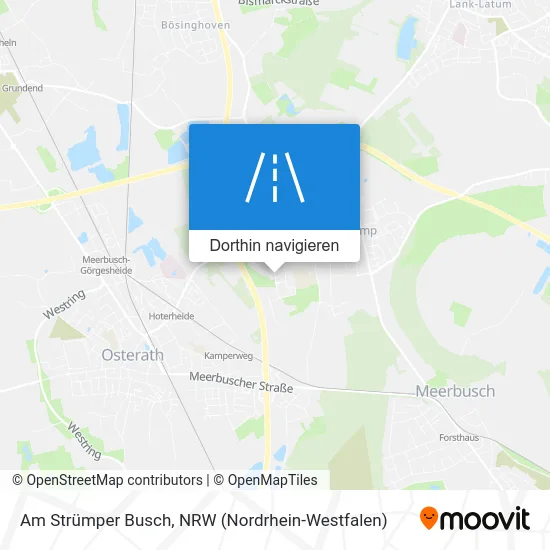 Am Strümper Busch Karte