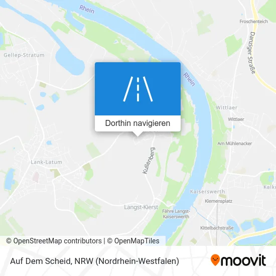 Auf Dem Scheid Karte