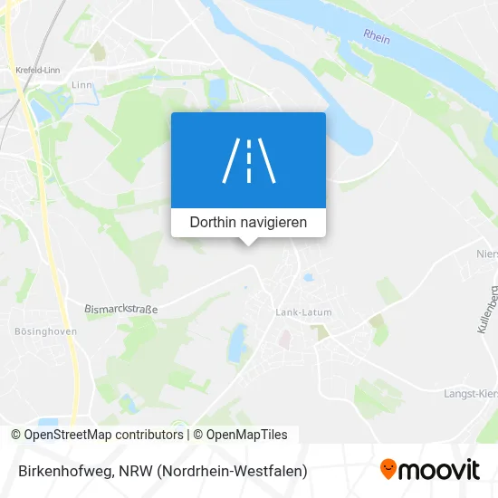 Birkenhofweg Karte