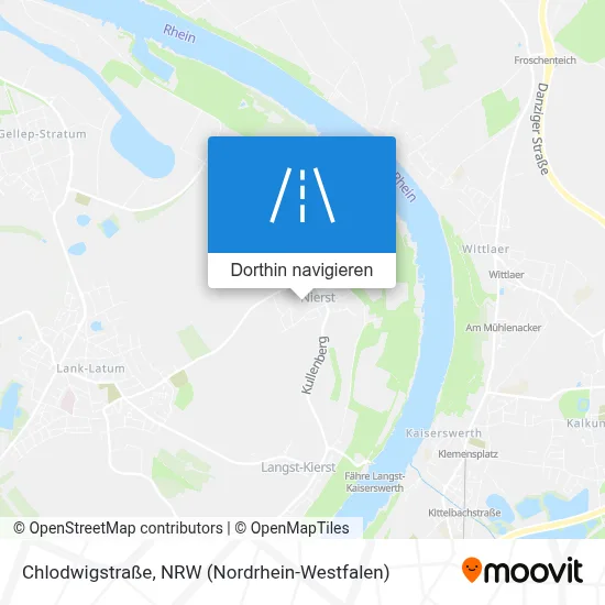 Chlodwigstraße Karte