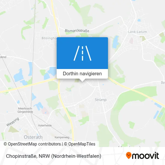 Chopinstraße Karte