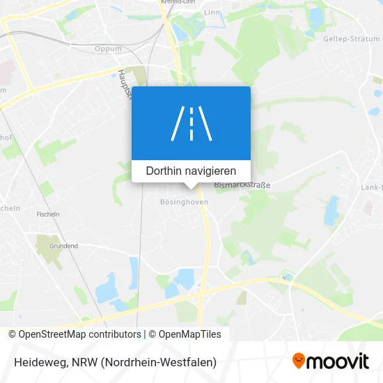 Heideweg Karte