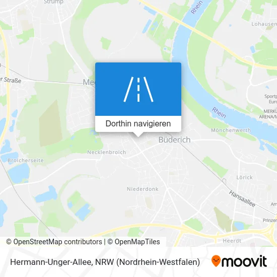 Hermann-Unger-Allee Karte