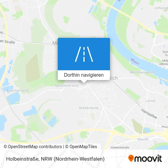 Holbeinstraße Karte