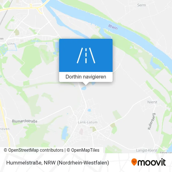 Hummelstraße Karte