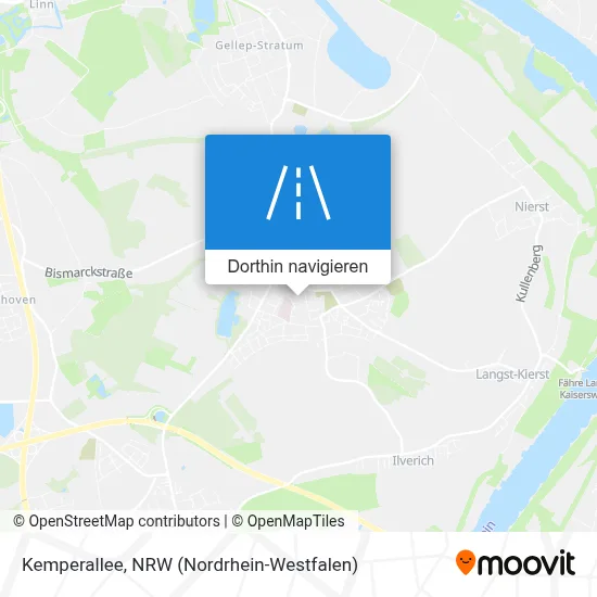 Kemperallee Karte