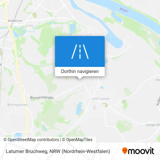 Latumer Bruchweg Karte
