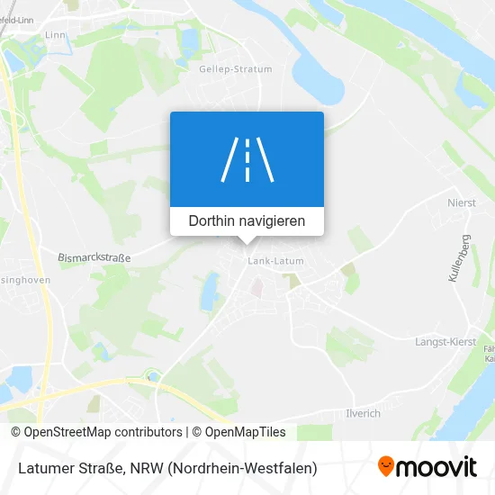 Latumer Straße Karte