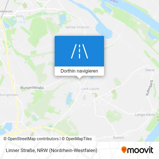 Linner Straße Karte