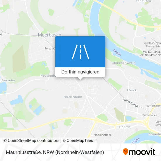 Mauritiusstraße Karte