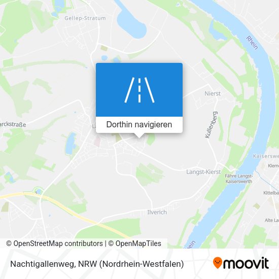 Nachtigallenweg Karte