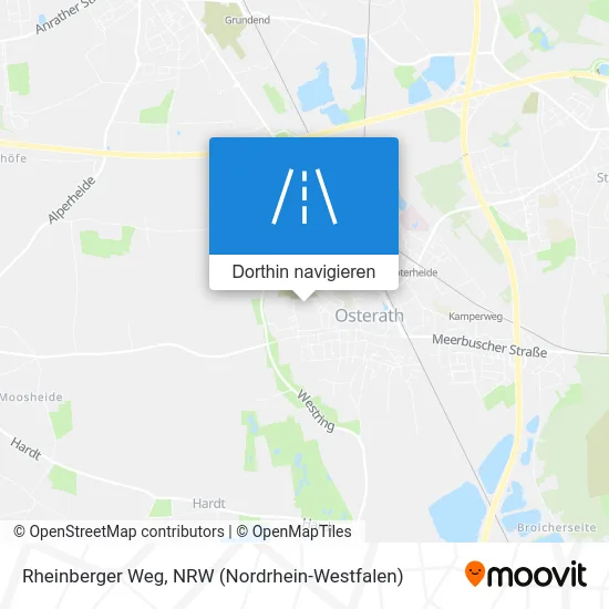 Rheinberger Weg Karte