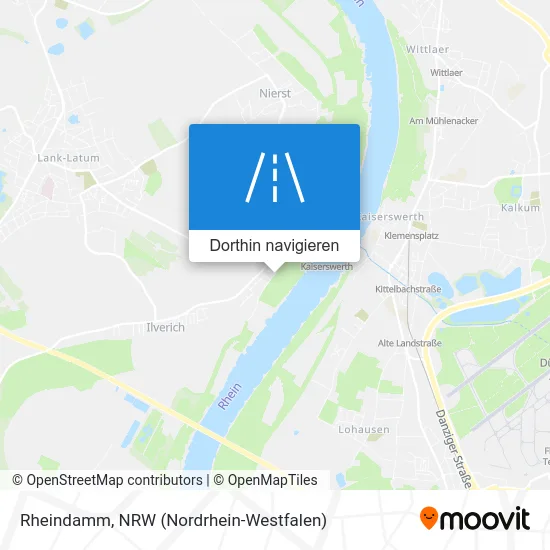 Rheindamm Karte