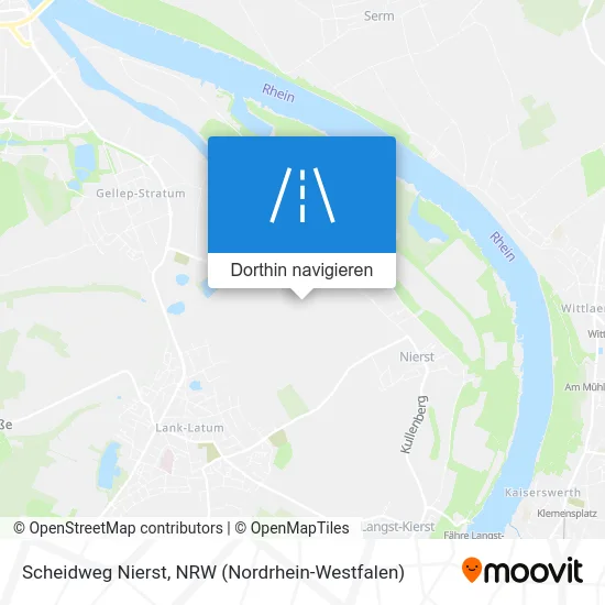 Scheidweg Nierst Karte