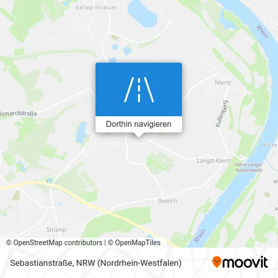 Sebastianstraße Karte