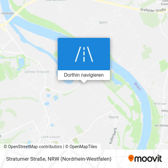 Stratumer Straße Karte