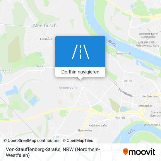 Von-Stauffenberg-Straße Karte