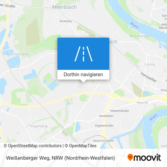 Weißenberger Weg Karte