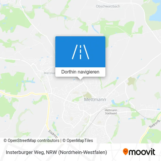 Insterburger Weg Karte