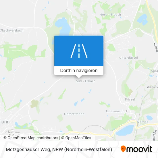 Metzgeshauser Weg Karte