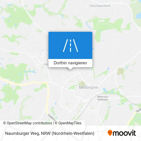 Naumburger Weg Karte