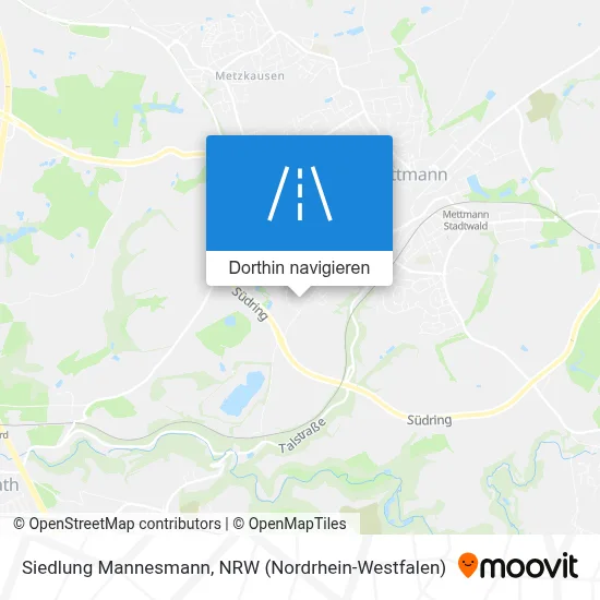 Siedlung Mannesmann Karte