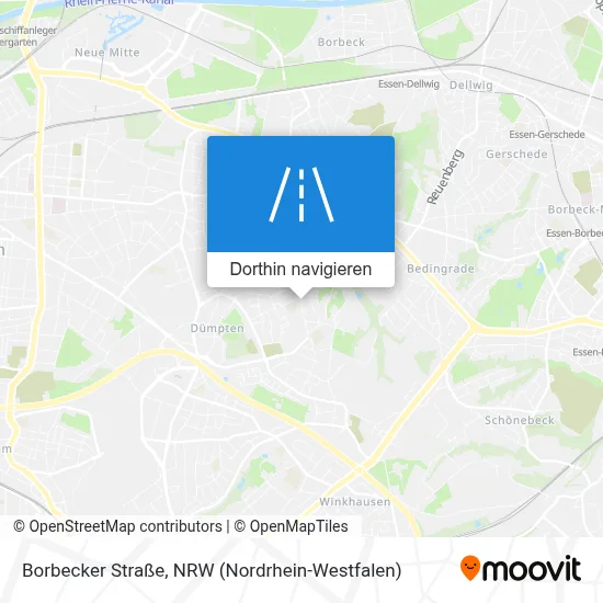 Borbecker Straße Karte