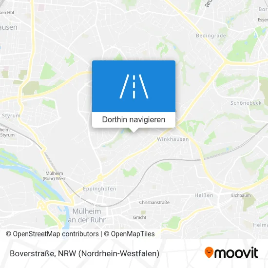Boverstraße Karte