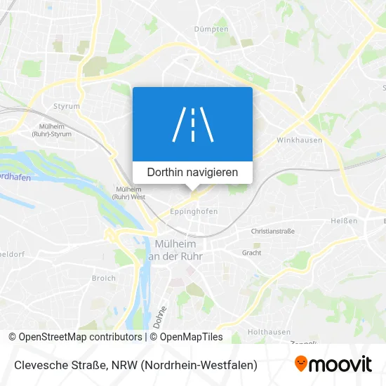 Clevesche Straße Karte