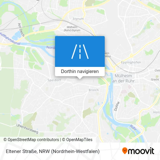 Eltener Straße Karte