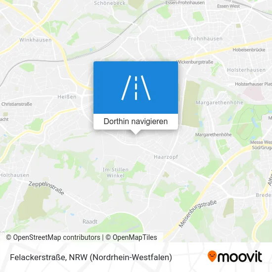 Felackerstraße Karte